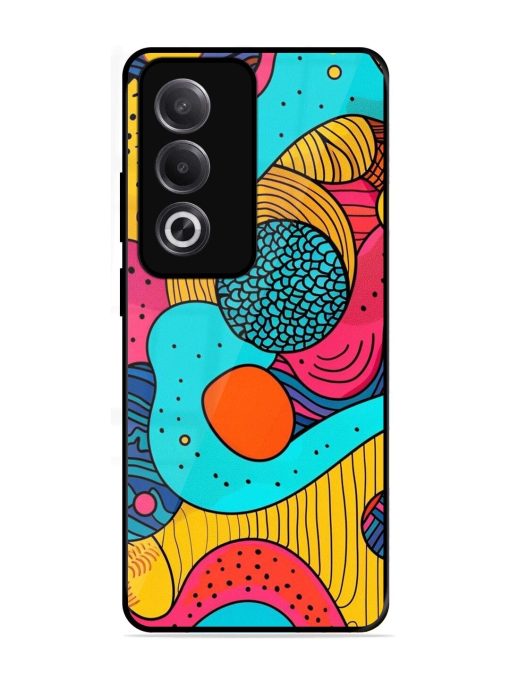 Psychedelic Patterns Glossy Soft Edge Case for Oppo K12X (5G)