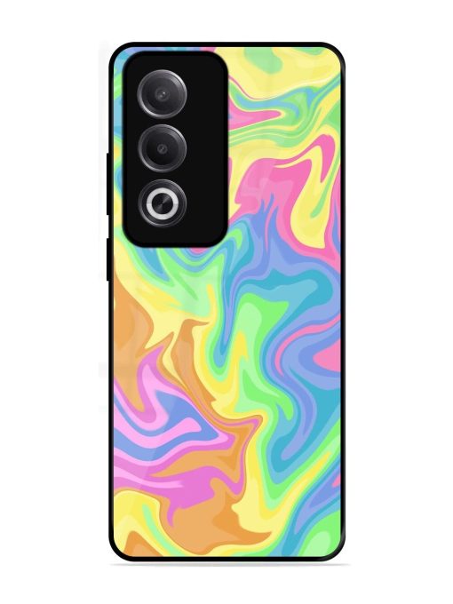Whimsical Swirl Glossy Soft Edge Case for Oppo K12X (5G)