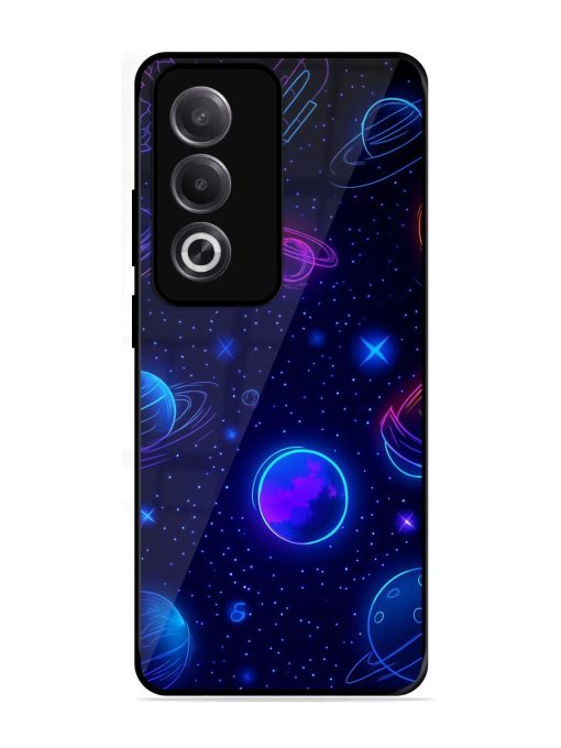 Neon Cosmos Glossy Soft Edge Case for Oppo K12X (5G)