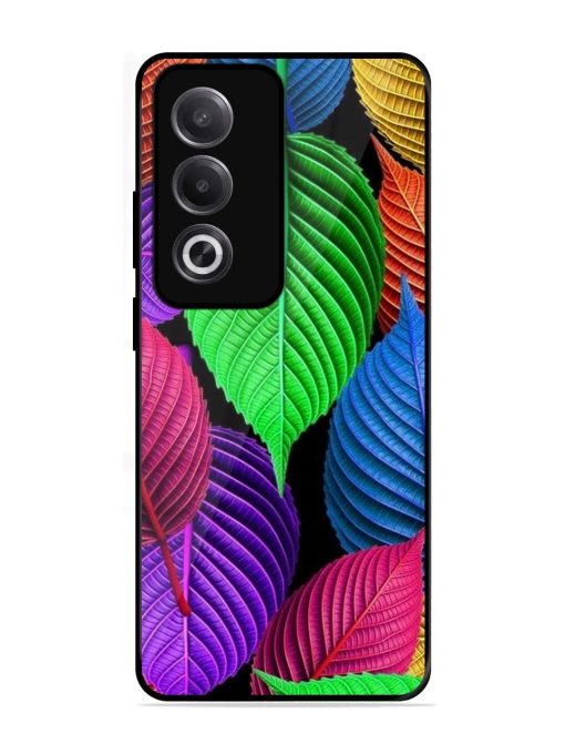 Rainbow Leaf Symphony Glossy Soft Edge Case for Oppo K12X (5G)