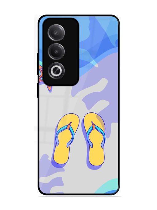 Sandy Toes And Salty Seas Glossy Soft Edge Case for Oppo K12X (5G)