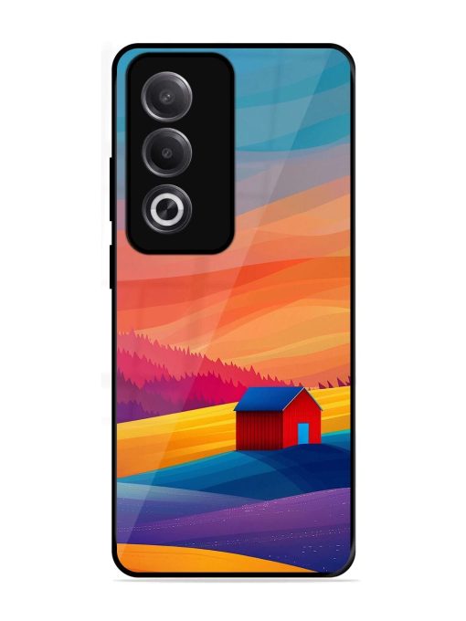 Sunset Solitude Glossy Soft Edge Case for Oppo K12X (5G)