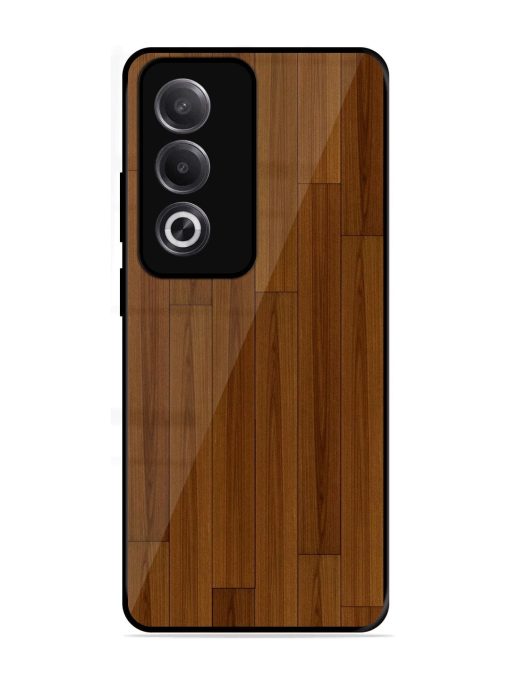 Warm Woodgrain Glossy Soft Edge Case for Oppo K12X (5G)