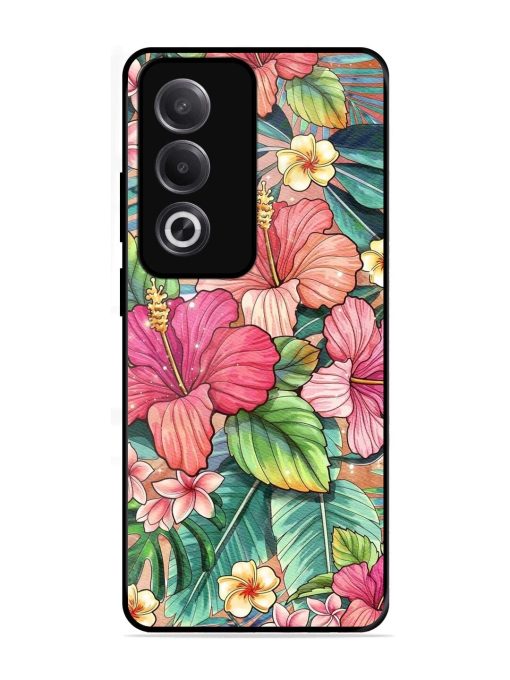 Tropical Tapestry Glossy Soft Edge Case for Oppo K12X (5G)