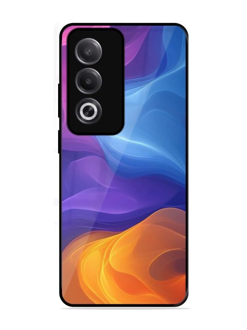 Cosmic Currents Glossy Soft Edge Case for Oppo K12X (5G)