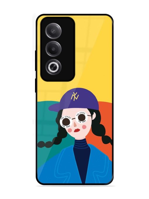 Starry-Eyed Girl Glossy Soft Edge Case for Oppo K12X (5G)