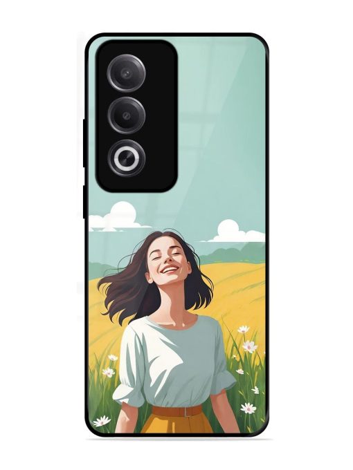Girl Graffiti Glossy Soft Edge Case for Oppo K12X (5G)