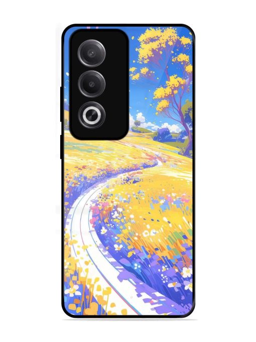 Vibrant Spring Meadow Glossy Soft Edge Case for Oppo K12X (5G)