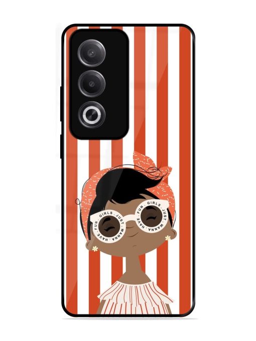 Girls Just Wanna Have Fun Glossy Soft Edge Case for Oppo K12X (5G)