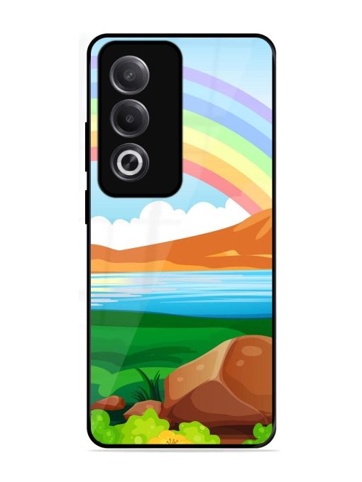 Rainbow Over The Lake Glossy Soft Edge Case for Oppo K12X (5G)