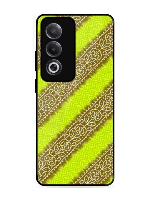 Golden Bandana Bliss Glossy Soft Edge Case for Oppo K12X (5G)