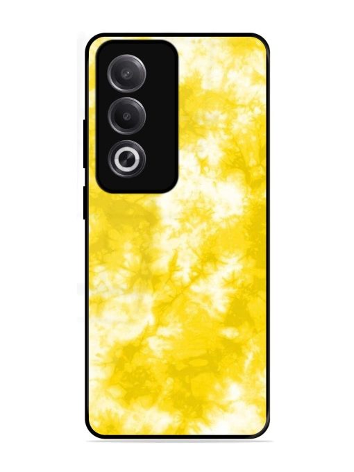 Golden Tie-Dye Twirl Glossy Soft Edge Case for Oppo K12X (5G)