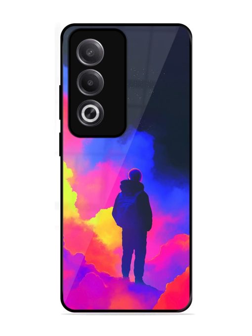 Cosmic Wanderer Glossy Soft Edge Case for Oppo K12X (5G)