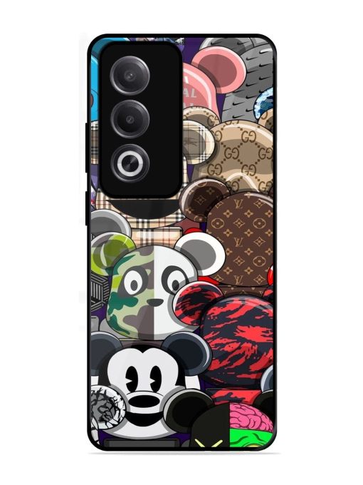 Streetwear Bearbrick Extravaganza Glossy Soft Edge Case for Oppo K12X (5G)