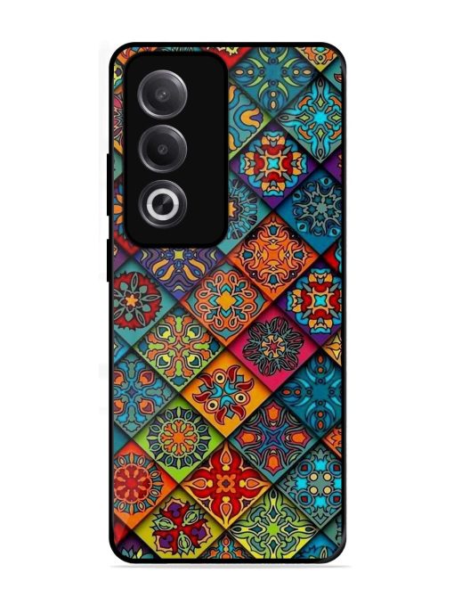 Patchwork Mandala Mosaic Glossy Soft Edge Case for Oppo K12X (5G)