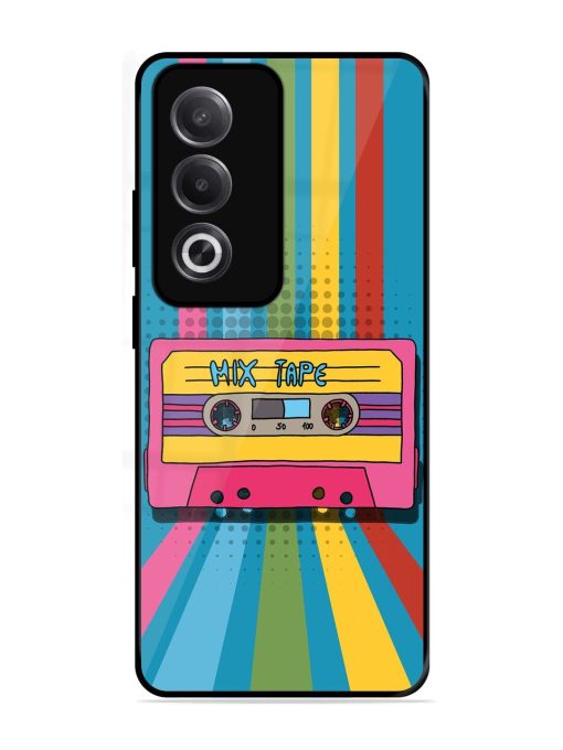Retro Cassette Tapes Glossy Soft Edge Case for Oppo K12X (5G)