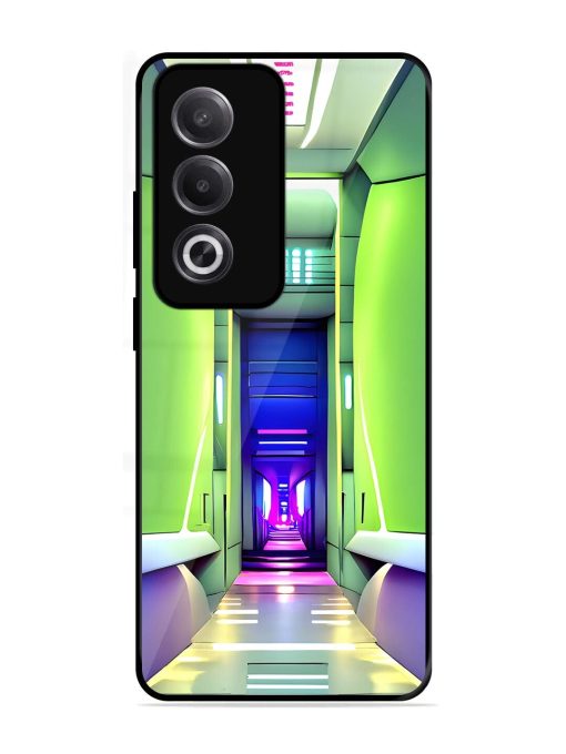 Neon Corridor Glossy Soft Edge Case for Oppo K12X (5G)