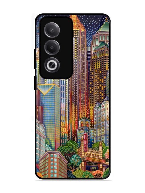 Neon Nightscape Glossy Soft Edge Case for Oppo K12X (5G)