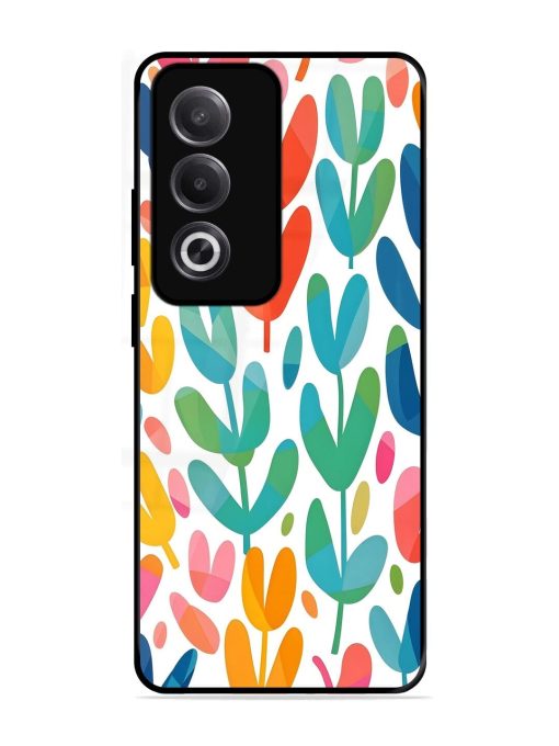 Rainbow Of Blooms Glossy Soft Edge Case for Oppo K12X (5G)