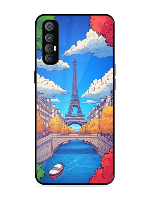 Parisian Panorama Glossy Soft Edge Case for Oppo Reno 3 Pro