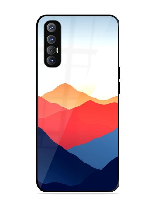 Sunset Peaks Glossy Soft Edge Case for Oppo Reno 3 Pro