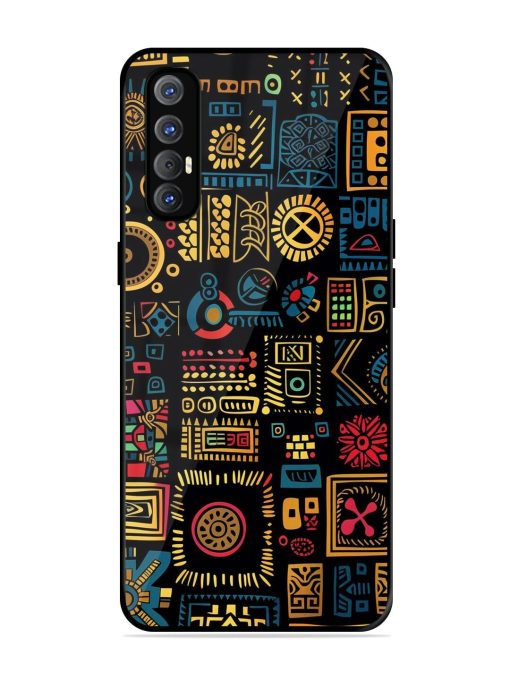 Tribal Tapestry Glossy Soft Edge Case for Oppo Reno 3 Pro