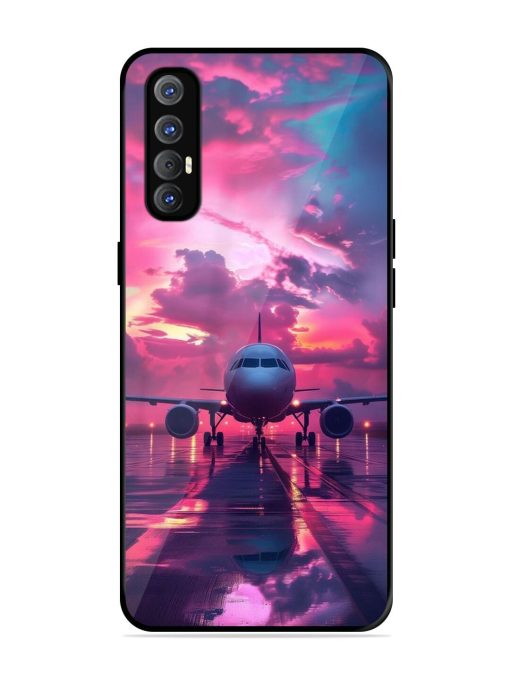 Neon Runway Glossy Soft Edge Case for Oppo Reno 3 Pro