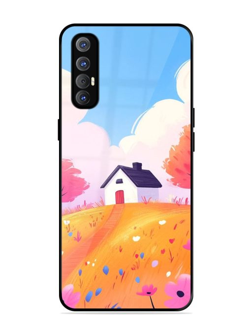 Hilltop Haven Glossy Soft Edge Case for Oppo Reno 3 Pro