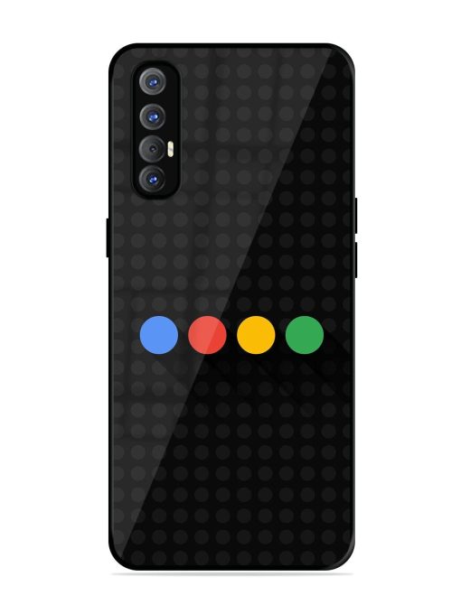 Google Dots Glossy Soft Edge Case for Oppo Reno 3 Pro