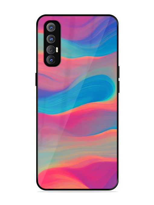 Wavy Wonder Glossy Soft Edge Case for Oppo Reno 3 Pro