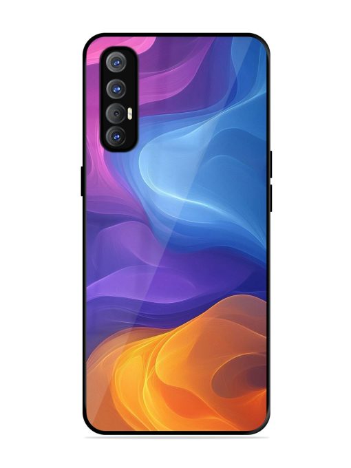 Cosmic Currents Glossy Soft Edge Case for Oppo Reno 3 Pro