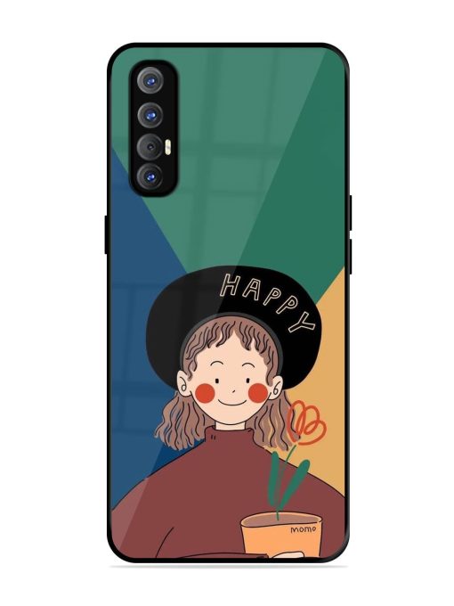 Happy Momo Glossy Soft Edge Case for Oppo Reno 3 Pro