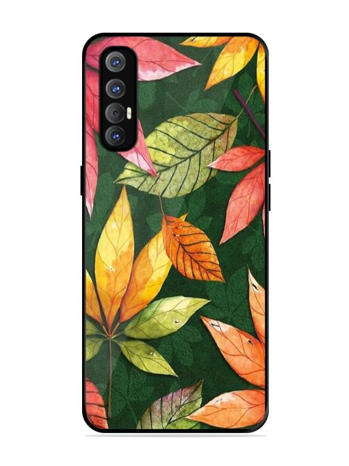 Autumn'S Embrace Glossy Soft Edge Case for Oppo Reno 3 Pro