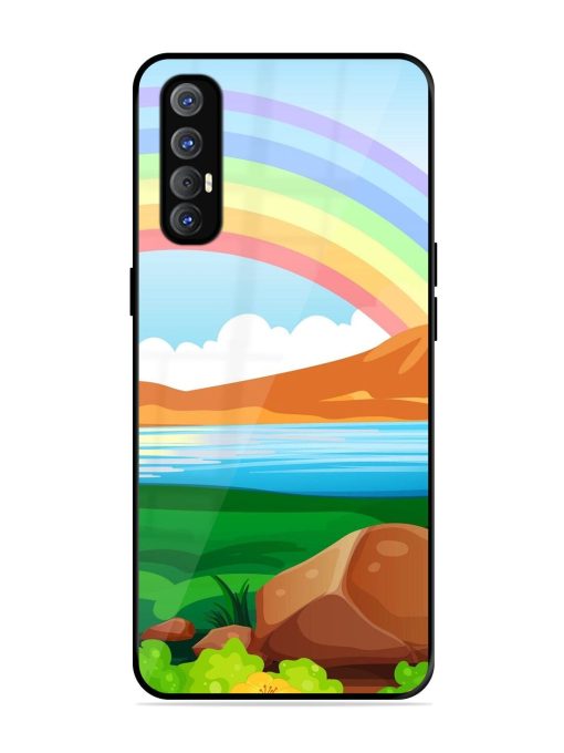 Rainbow Over The Lake Glossy Soft Edge Case for Oppo Reno 3 Pro