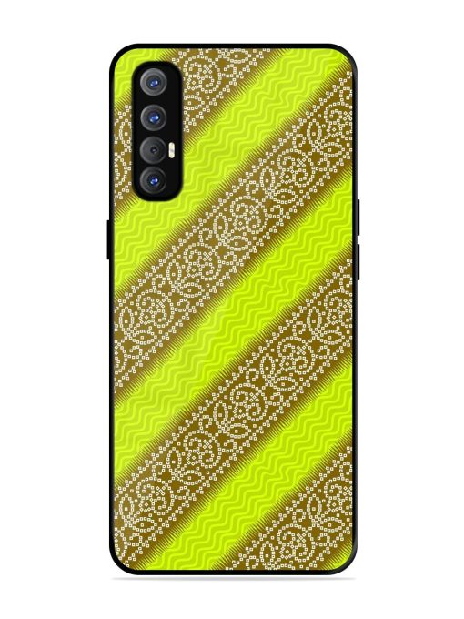 Golden Bandana Bliss Glossy Soft Edge Case for Oppo Reno 3 Pro