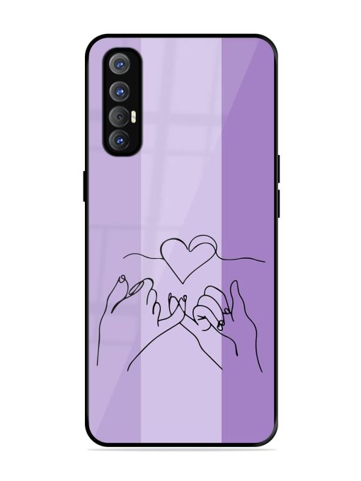 Forever Linked Glossy Soft Edge Case for Oppo Reno 3 Pro