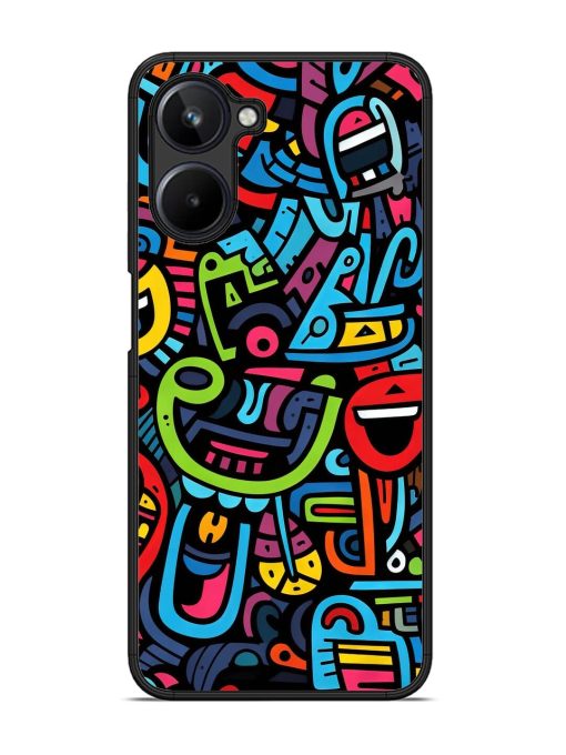 Doodlephoria Glossy Soft Edge Case for Realme 10 (4G)