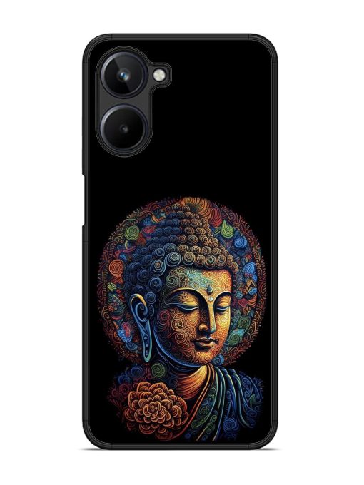 Stained Glass Serenity Glossy Soft Edge Case for Realme 10 (4G)