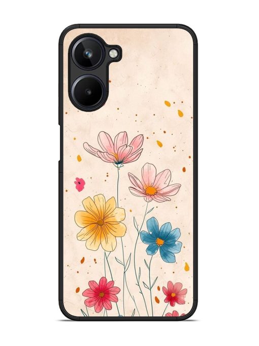 Delicate Bloom Glossy Soft Edge Case for Realme 10 (4G)