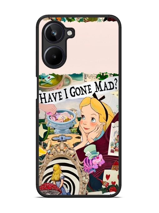 Mad Hatter'S Collage Glossy Soft Edge Case for Realme 10 (4G)