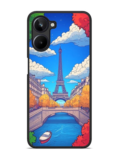 Parisian Panorama Glossy Soft Edge Case for Realme 10 (4G)