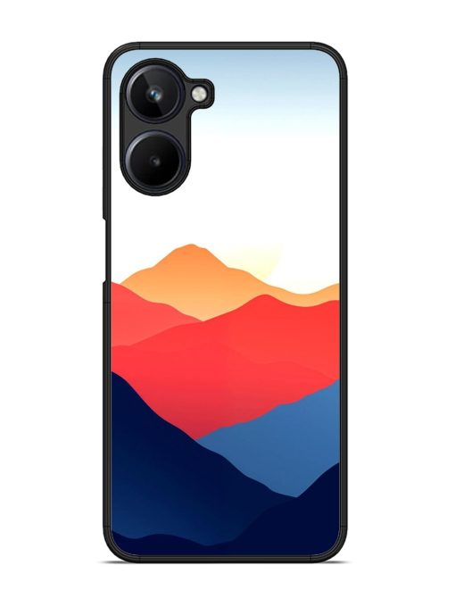 Sunset Peaks Glossy Soft Edge Case for Realme 10 (4G)