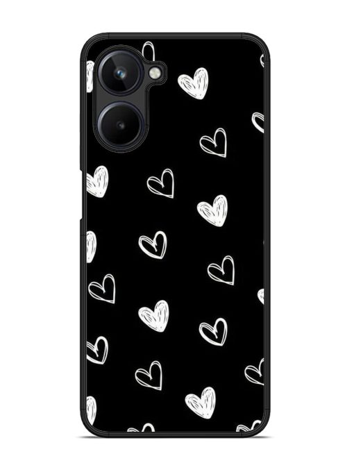 Scattered Hearts Glossy Soft Edge Case for Realme 10 (4G)