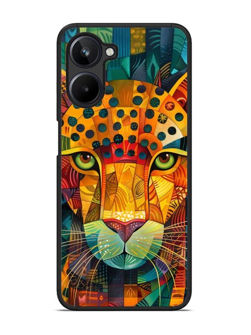 Mosaic Majesty Glossy Soft Edge Case for Realme 10 (4G)