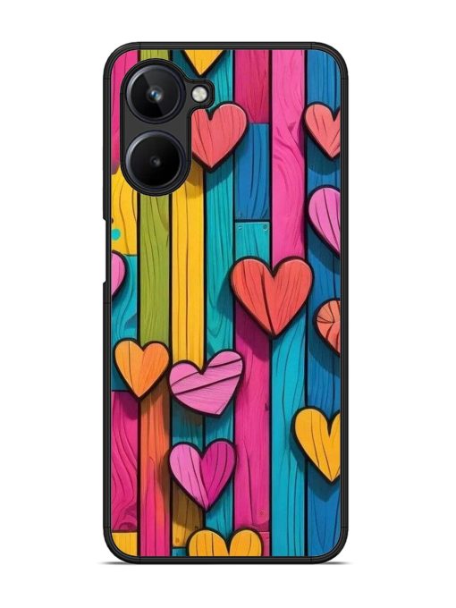 Rainbow Of Hearts Glossy Soft Edge Case for Realme 10 (4G)