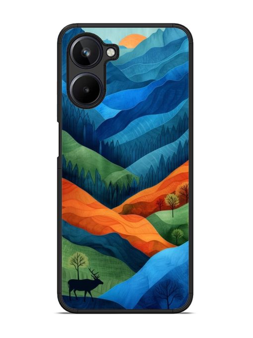 Layers Of The Land Glossy Soft Edge Case for Realme 10 (4G)