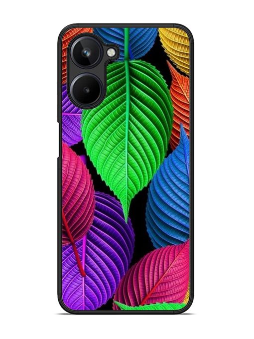 Rainbow Leaf Symphony Glossy Soft Edge Case for Realme 10 (4G)