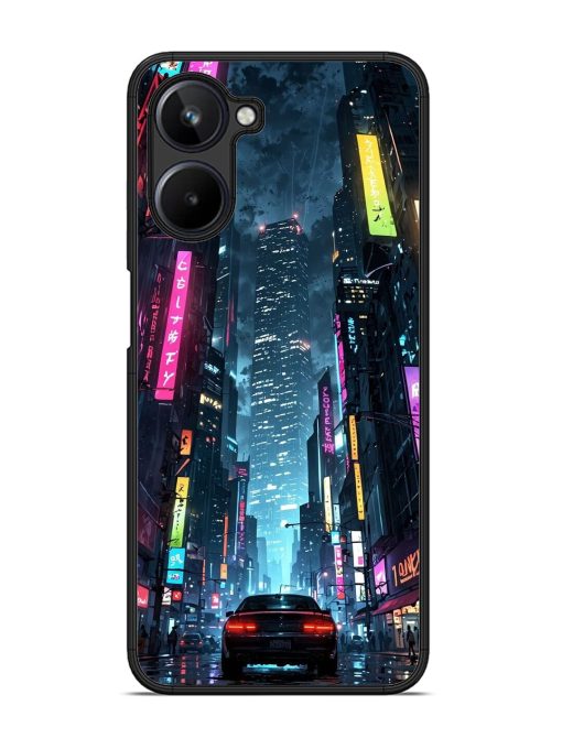 Neon Nightscape Glossy Soft Edge Case for Realme 10 (4G)