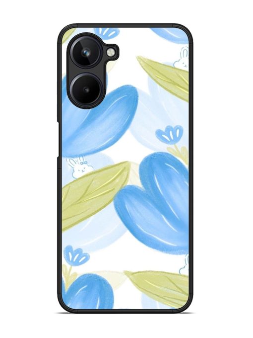 Bunny'S Blue Garden Glossy Soft Edge Case for Realme 10 (4G)