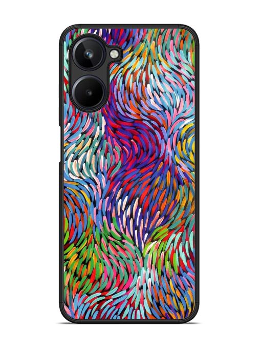 Vibrant Waves Glossy Soft Edge Case for Realme 10 (4G)